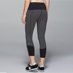 Lululemon Runday Crop Parallel Stripe